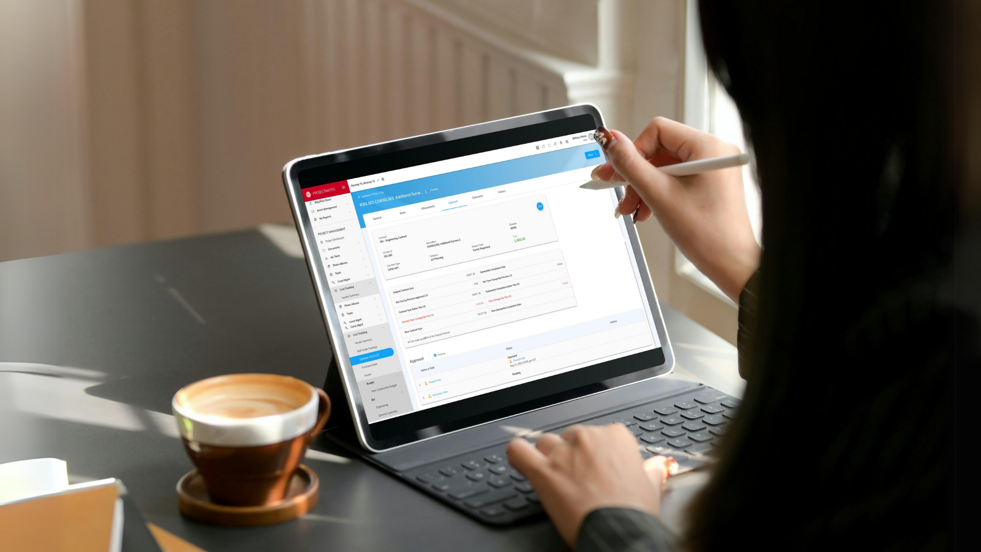 Owner working in Projectmates