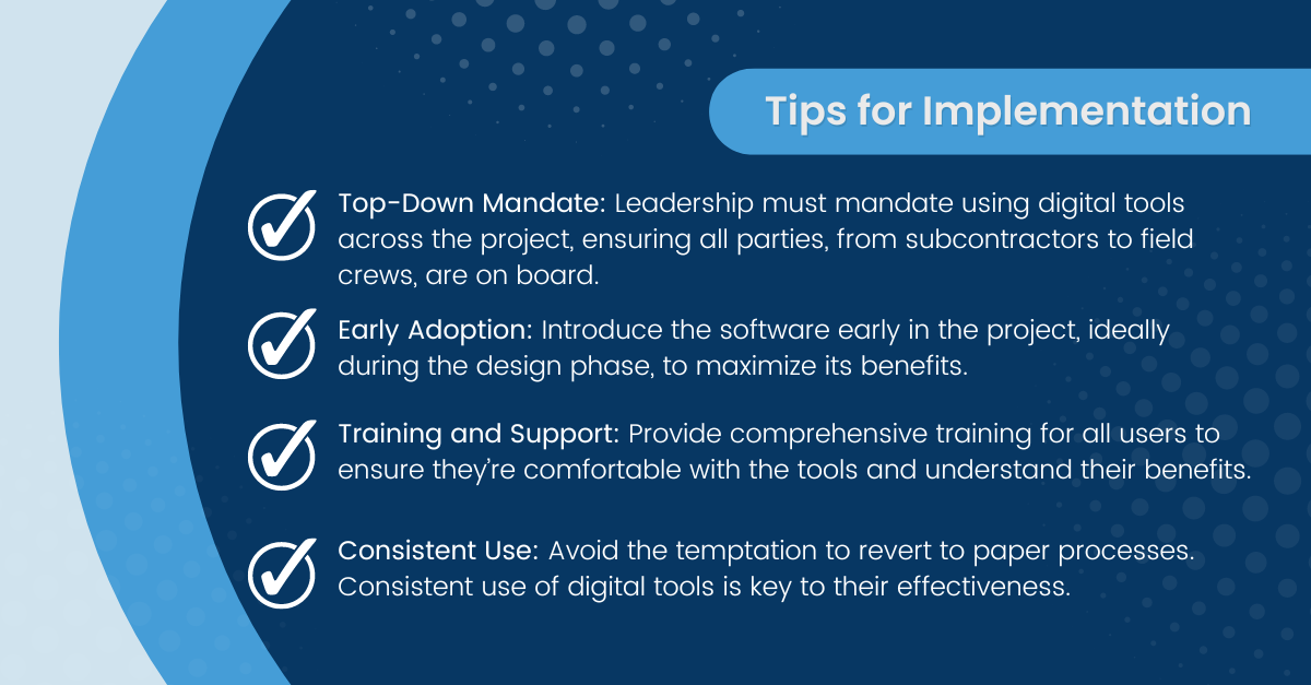 Tips for implementation