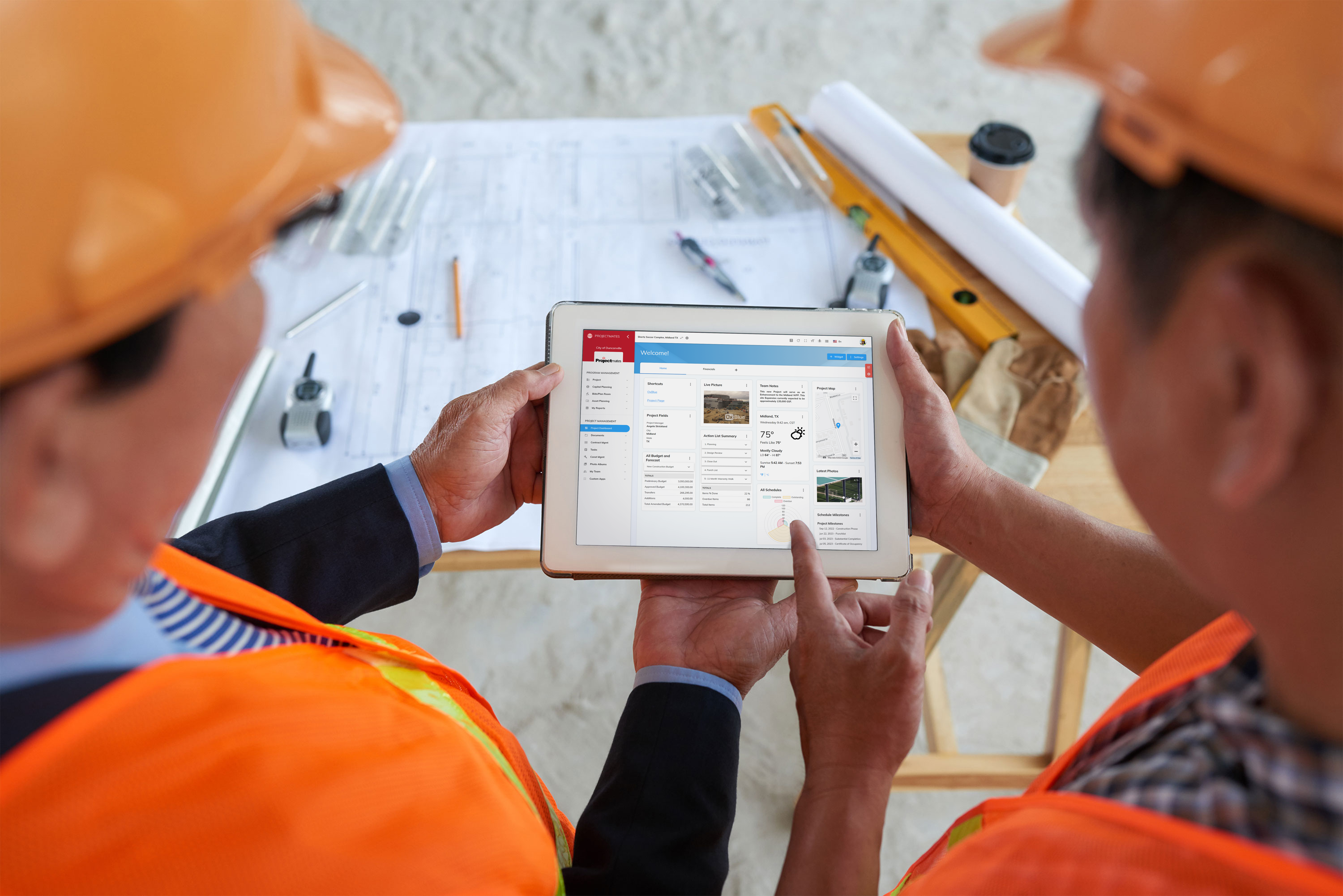 Projectmates Construction Program Management Software