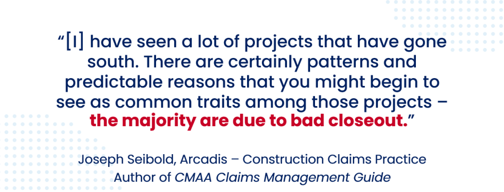 Closeout Process