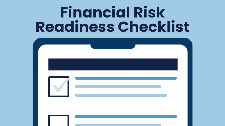 Projectmates Financial Risk Readiness checklist
