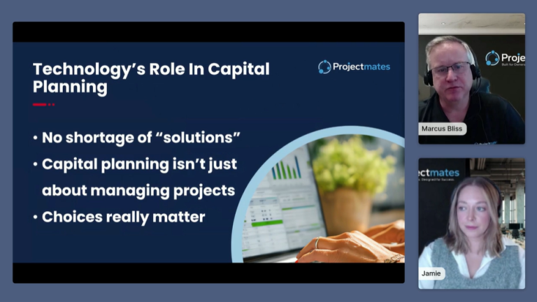 Technology's role in capital planning