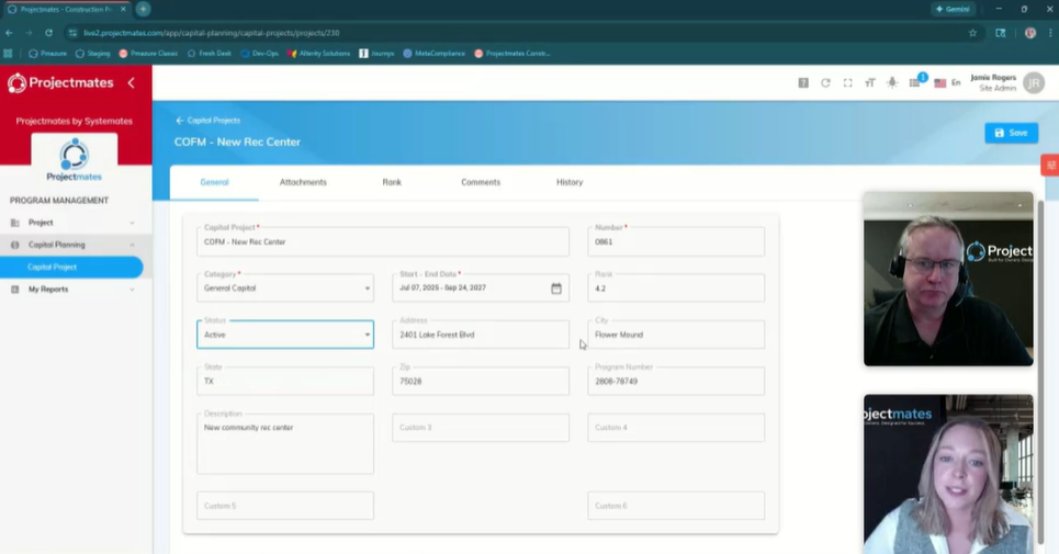 Capital Planning Demo