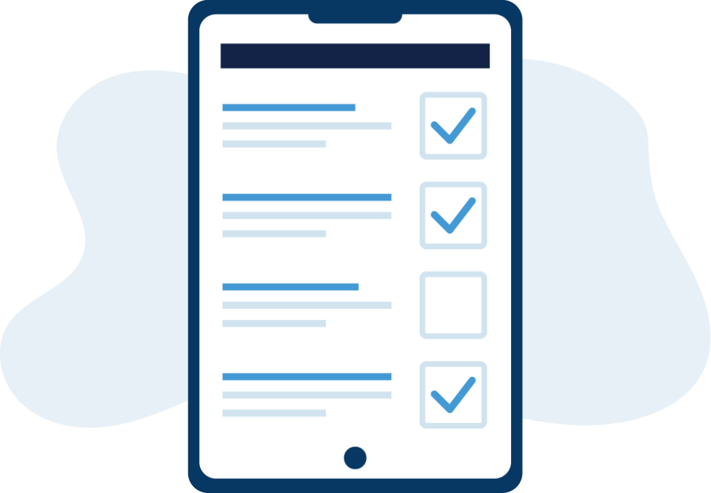 Repeatable checklist